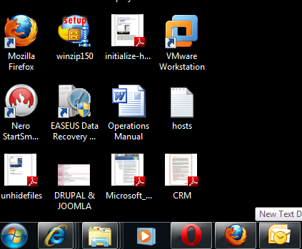 Host File on Desktop